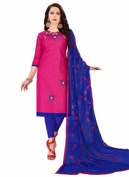 Pink Colour Candy Rahul NX New Latest Ethnic Wear Glass Cotton Salwar Suit Collection 1006